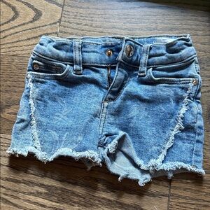 DL1961 Distressed Blue Jean Shorts 2T 18-24 months baby toddler kids